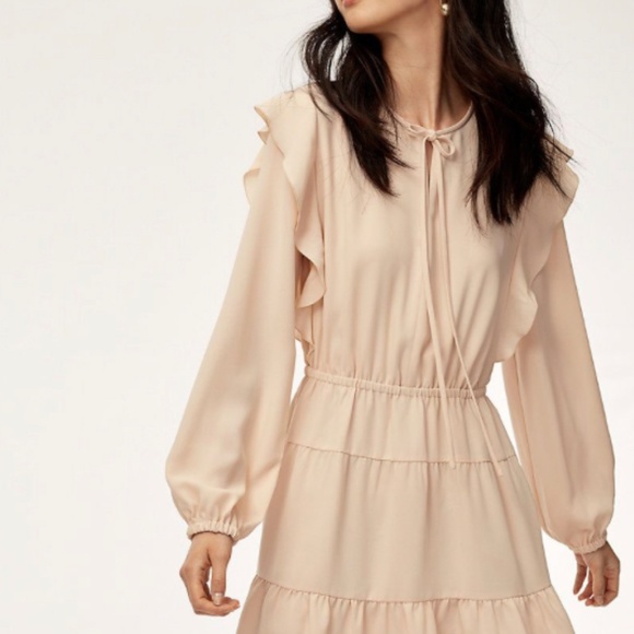 Aritzia Wilfred Marvelle dress szXS In Navy - Picture 2 of 3